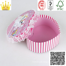 Heart Shap Rigid Box/Paper Gift Box/Ridid Round Paper Box (MX037)